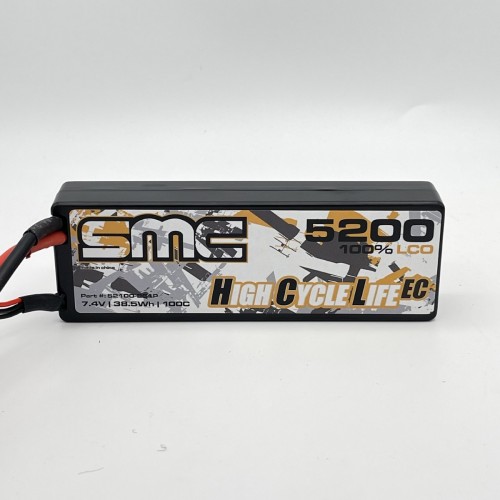 HCL-EC 7.4V 5200mAh 100C  wired hardcase