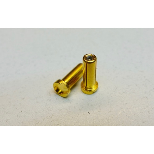 5mm gold plated pure copper adjustable connectors