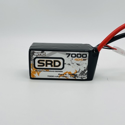 SRD 7.4V-7000mAh-150C Shorty Softcase Drag Racing pack